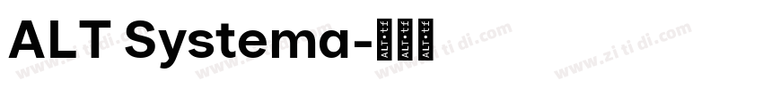 ALT Systema字体转换